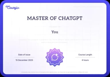 AI certificate preview
